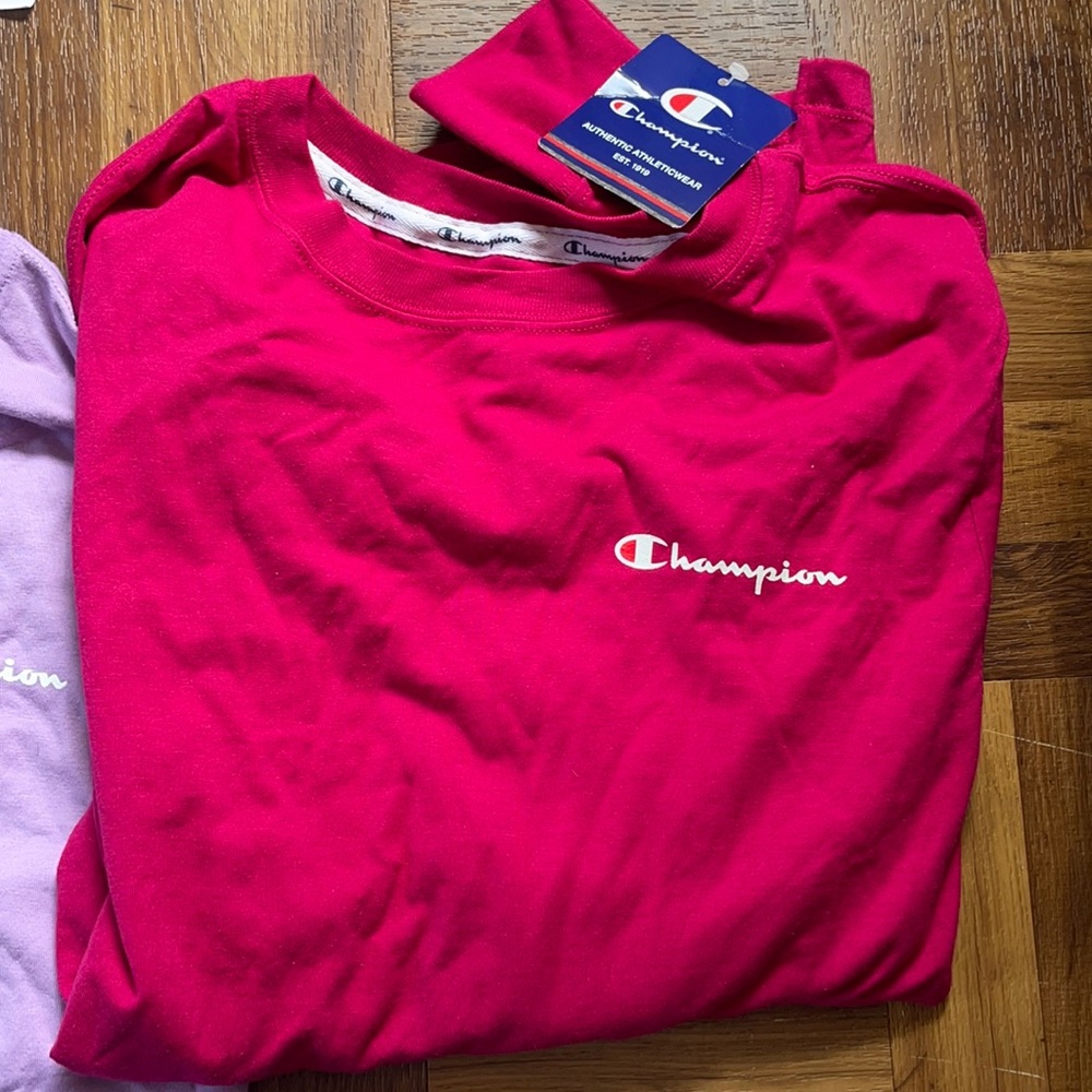 Chamion long sleeve tees!